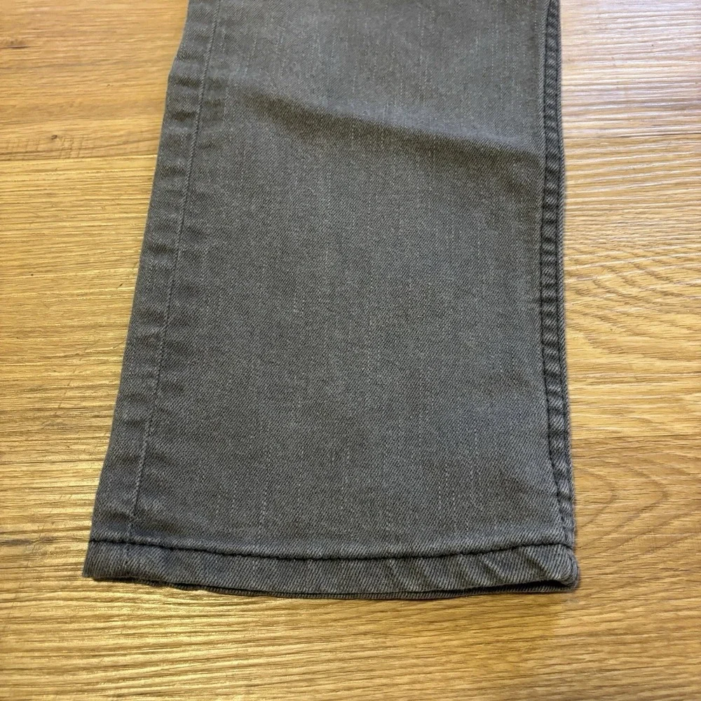 Levi's 511 Mens Jeans 34x32 Faded Light Grey Black Stitching Excellent Condition